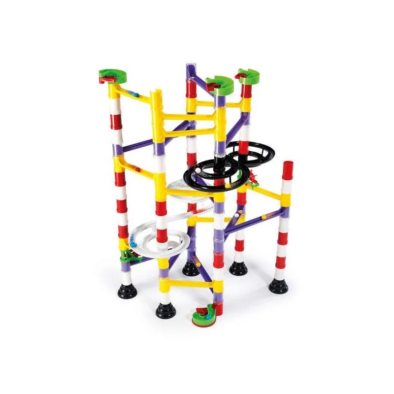 Migoga Marble Run double spiral - Circuit 108 pièces