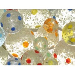 Lot de 30 billes de verre phosphorescentes de 16 mm pour enfants, sac de  jeux à damier chinois coloré en vrac, petites billes bon marché de tailles