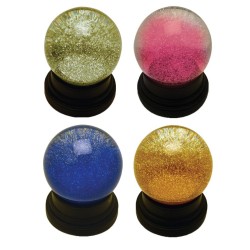 Globe à paillettes - 4 coloris au choix
