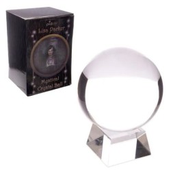 Boule de cristal mystique Lisa Parker 75mm avec socle
