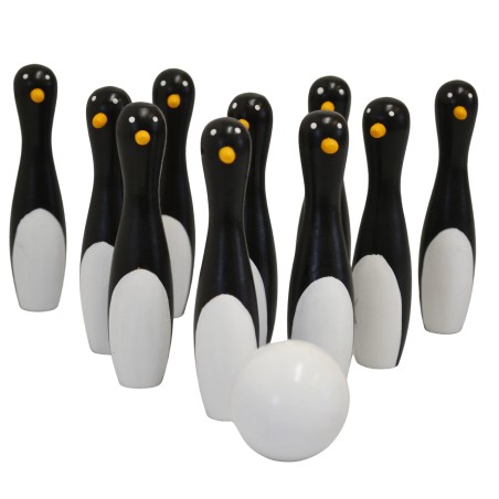 Jeu de bowling pingouins