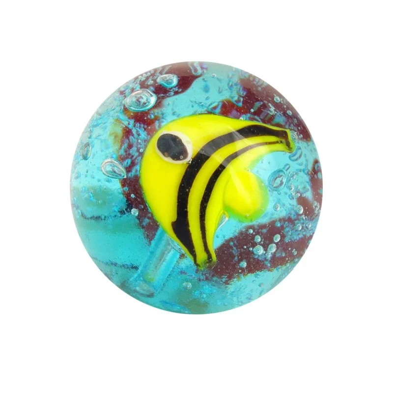 Bille de collection poisson tropical 22mm