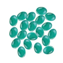 Sachet 250g galets de verre - turquoise