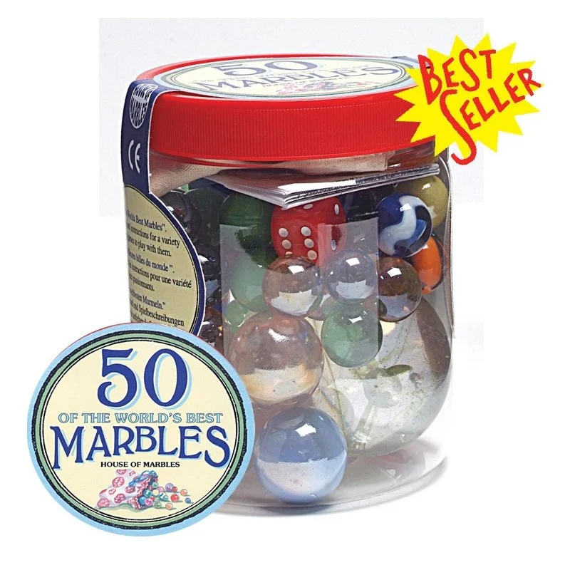 Pot de 50 billes - Avec sac