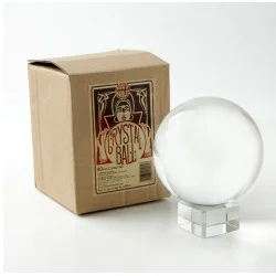 Boule de cristal 80mm - Avec socle présentoir