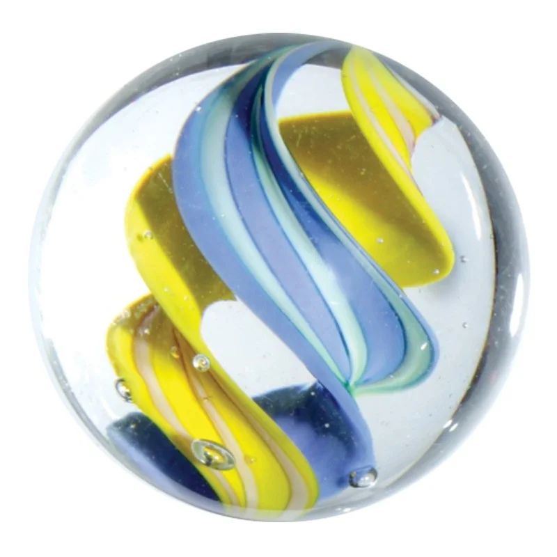 Bille Helter Skelter 22mm - Bleu et jaune